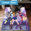 Custom Name Fantasy Friends KPop Rug for Living Room, Game Rooms, Office, Bedroom, Floor Mat Playful Design, fan gifts Christmas decor