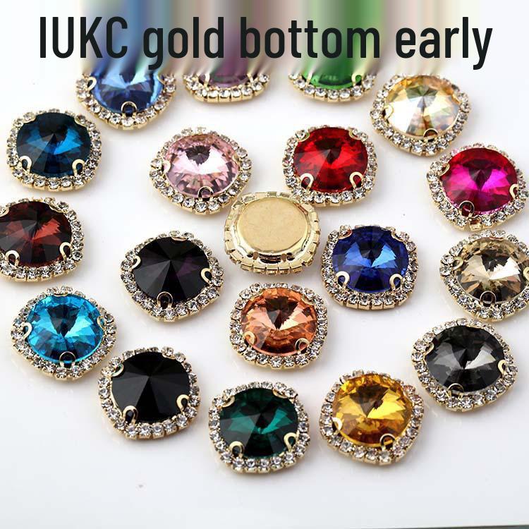 Hand-Sewn Crystal Claw Rhinestones for DIY Jewelry & Clothes Accessories