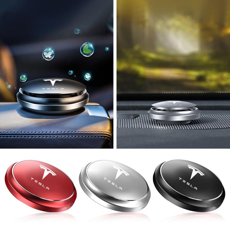 1Pcs Car Interior Air Freshener Air Purifier Perfume Car Accessories For Tesla Model 3 Model S Model X Model Y Roadster Bonina Coil