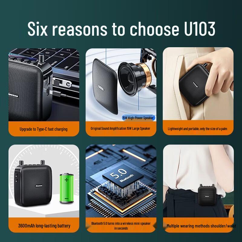 Newsmy Little Bee Portable Wired Amplifier (CN Version)