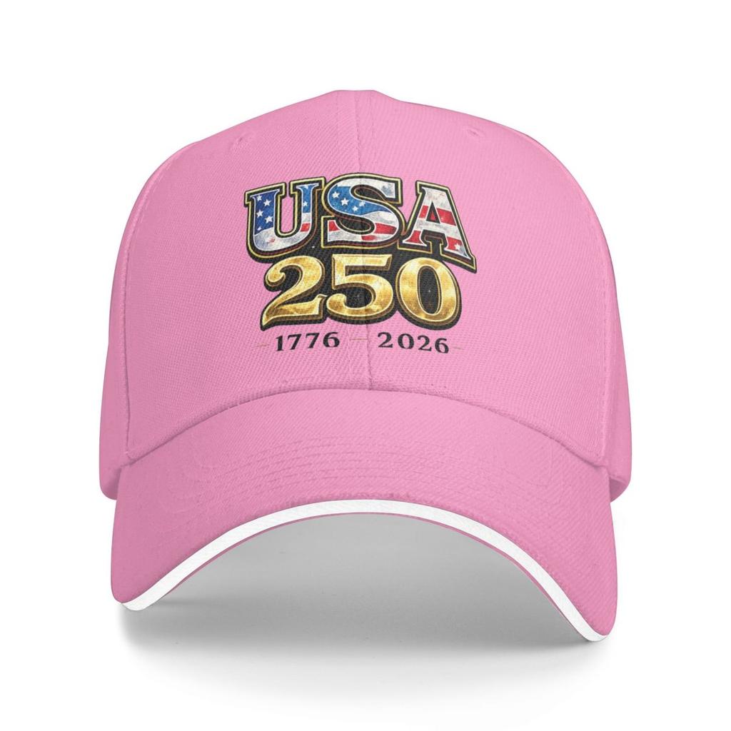Baseball Caps American 250 Anniversary USA Customized Unisex Women Outdoor Summer Caps