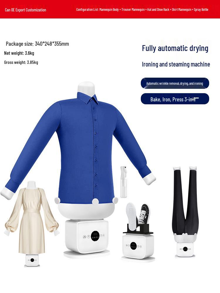 Germany 2026 Automatic Humanoid Ironing & Drying Machine - Clothes Steamer 