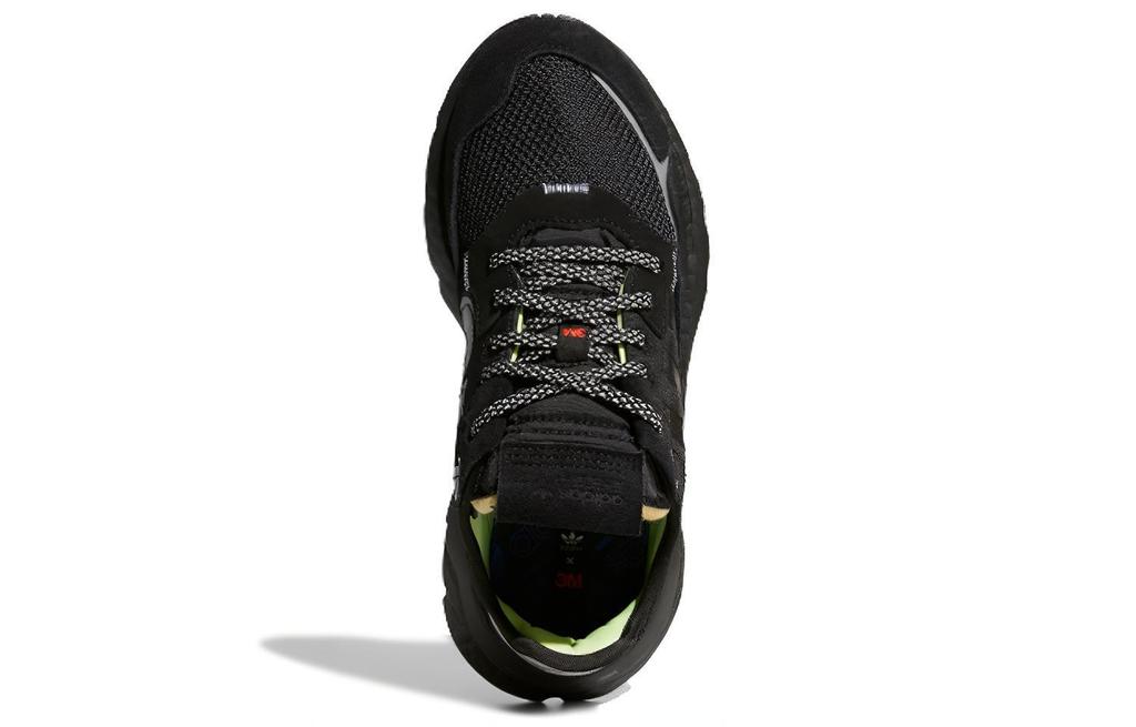 adidas Originals Nite Jogger J Low Top Kids Lifestyle Shoes Black Teenagers EE6489