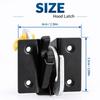 1213456789 Hook and Spring Vehicle Lock Mechanism for S10 Pickup Models, Part Number 15768951 with Four Hole Replacement Installation Format