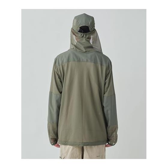 Used New [Snow Peak] Cap Insect Shield Mesh Cap Size 2 OLIVE AC-25SU003 Camping Outdoor Festival