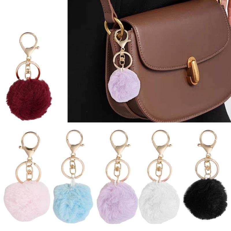 Reusable Ball Keyring Accessory In Assorted Colors Keychain Decorations For Personalized Bag Charm And Gifts