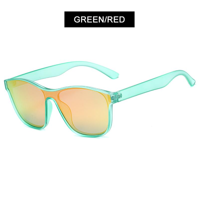 

New One-piece Lens Sunglasses Men Women Fashion Square Male Sun Glasses Stylish Anti-glare Driving Travelling Shades UV400 UV400