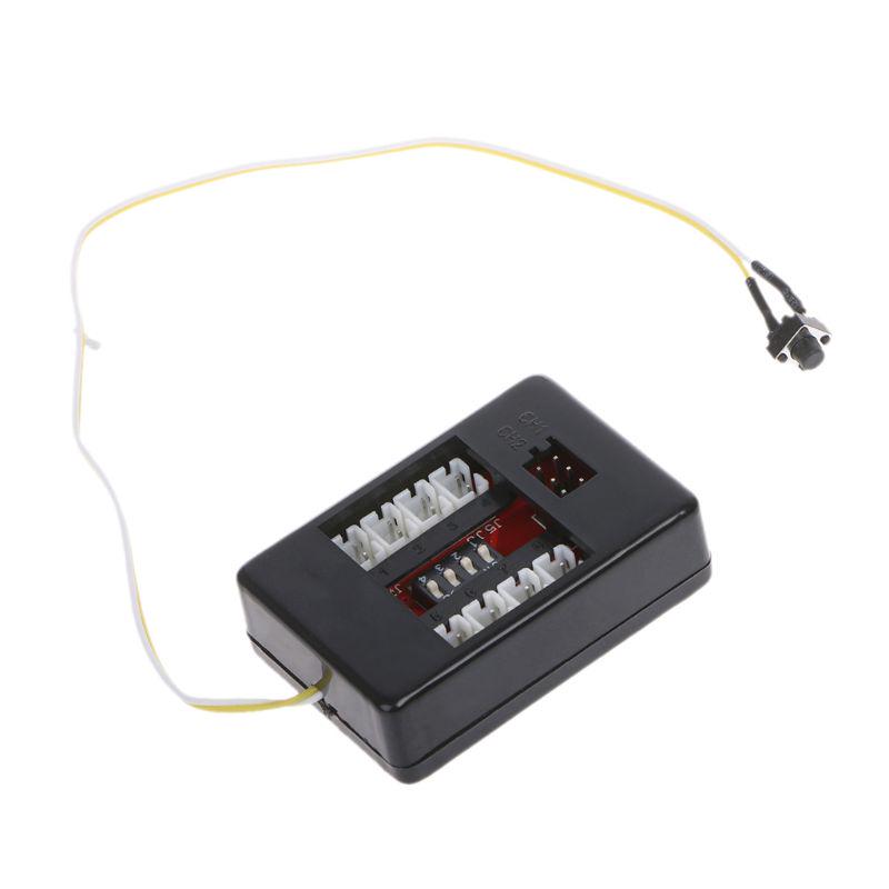 12 Light RC Car Truck 1/10 LED lighting Kit BRAKE HEADLIGHT SIGNAL Fit 2.4ghz PPM FM