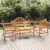 4-Cz. Garden Lounge Set, Solid Teak Wood