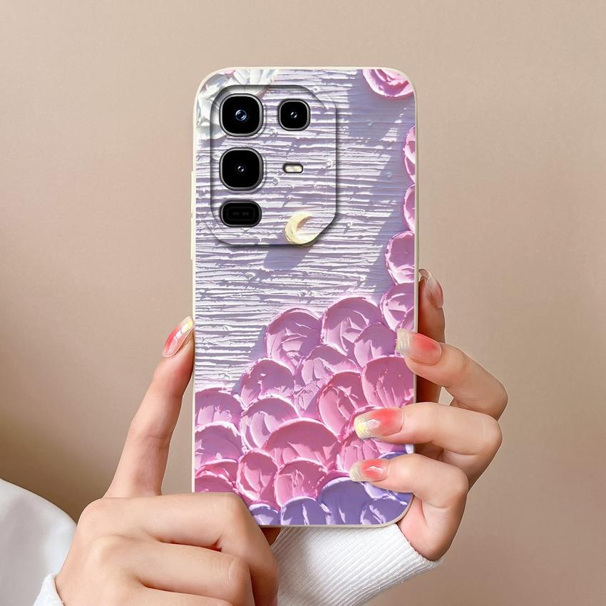 Pro Infinix Note 50 Pro Plus 40 50x Pouzdro na telefon Módní vzory kočky s hvězdnou oblohou Hladký tekutý silikon Vysoce kvalitní nárazuvzdorný kryt Pro kryty Infinix