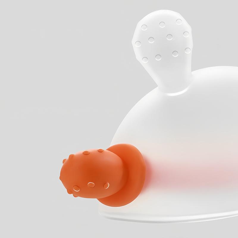 1 Set Kleinkind Beißring Baby Zahnungsgel Silikon Beißlöffel Lebensmittelecht Sicher zum Kochen und Einfrieren