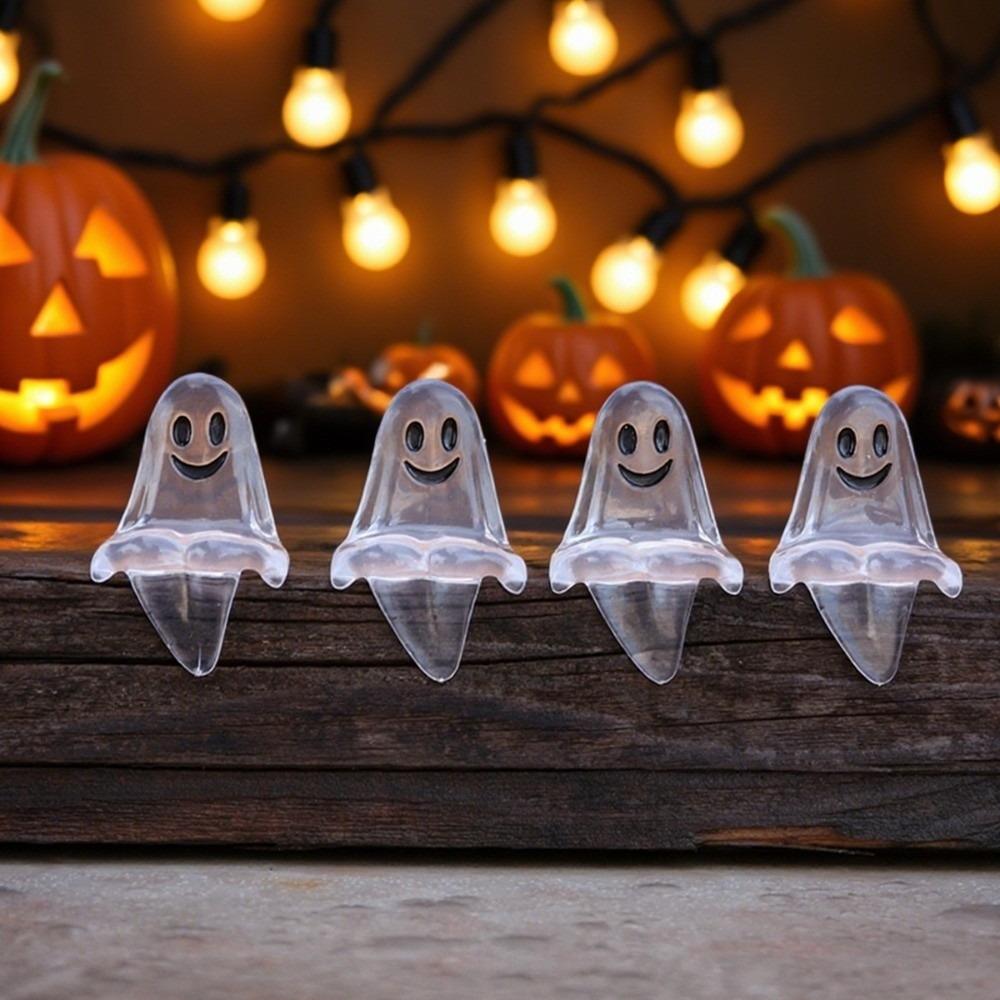 20pcs Mini Smiling Ghost Decoration Halloween Ghost Statue Decorations  Desktop Decoration