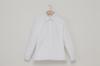 Long Sleeve Student School Size 165 To Japanese Size [Catch] Girls' Shirt, Shirt, White, Japan, (equivalent M)