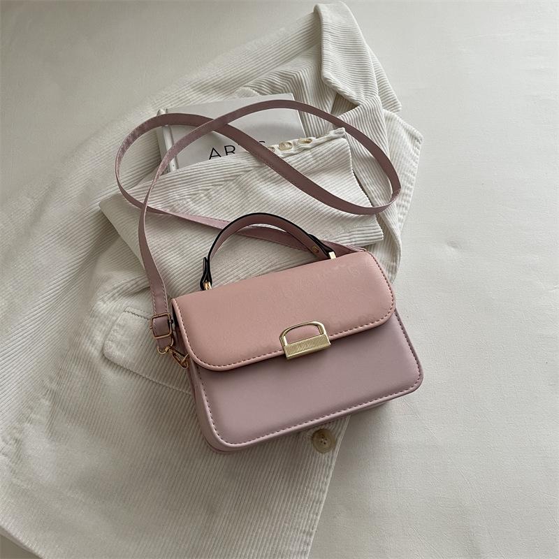 Small-scale Hand-held Small Square Bag Women's Bag, Digital Embossed Shoulder Bag, for Daily Commuting, Cross-body Bag