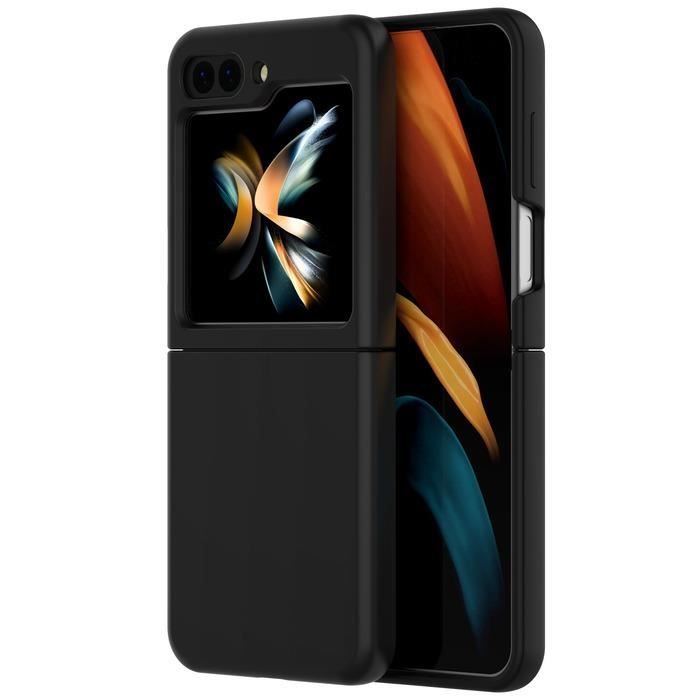 Coque - QDOS - Galaxy Z Flip 5 - Souple - Noir - Protection contre chocs et éclaboussures
