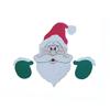Christmas Fence Ornaments Santa Clause Snowman Reindeer Peeker Yard Ornaments Indoor Outdoor Ground Placard DIY Festival Gift
