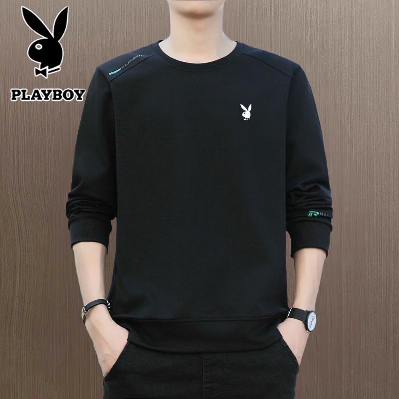 PLAYBOY Men's Casual Crew Neck Tops