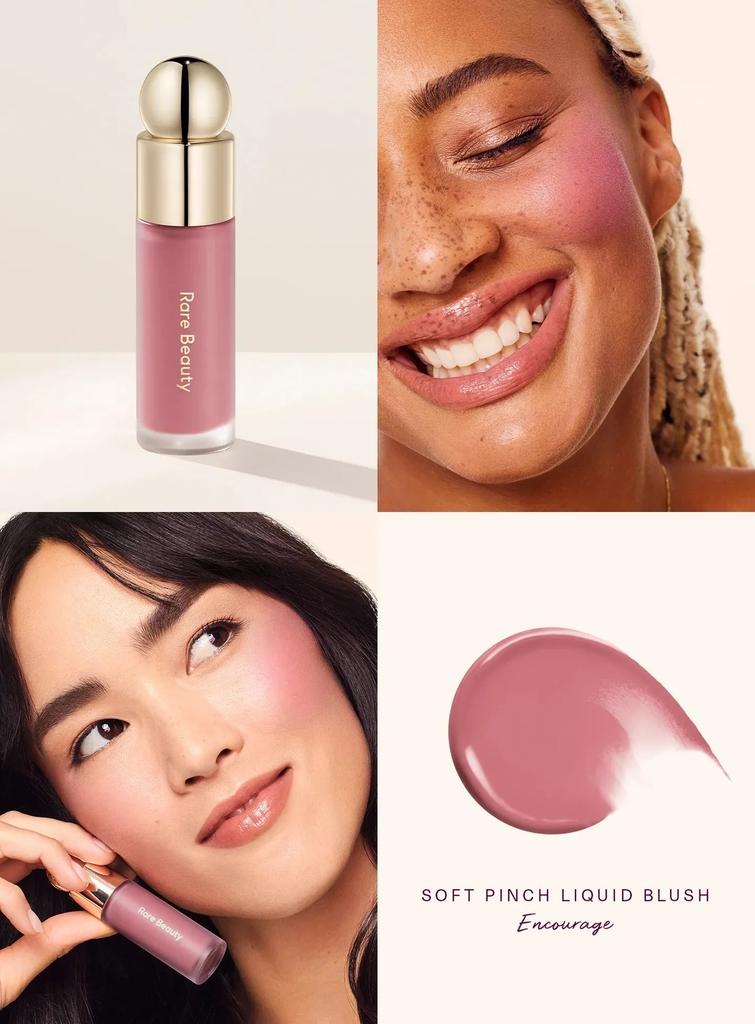 Rara beleza batom blush creme Grace blush líquido à prova d'água Mositure contorno facial sombra blush líquido maquiagem rechonchudo