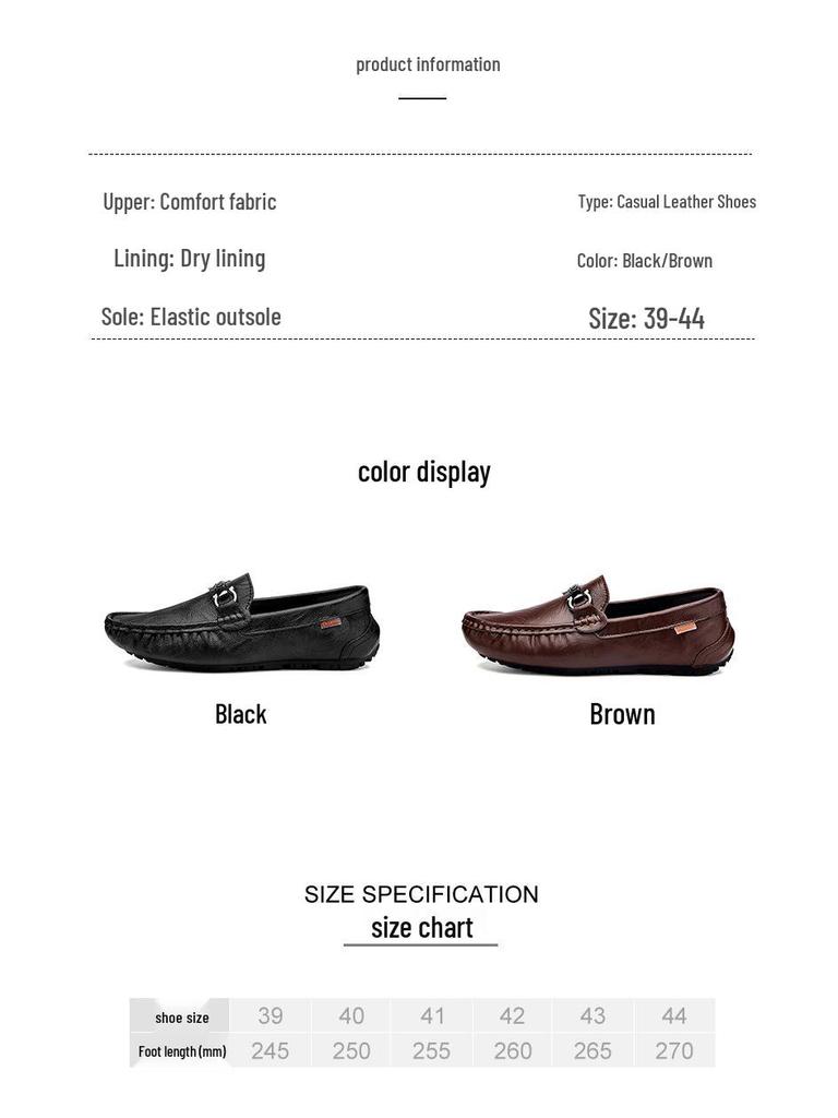 Ανδρικά Μοκασίνια Slip-on από Γνήσιο Δέρμα - Ανοιξιάτικα Casual Ευέλικτα Παπούτσια Οδήγησης