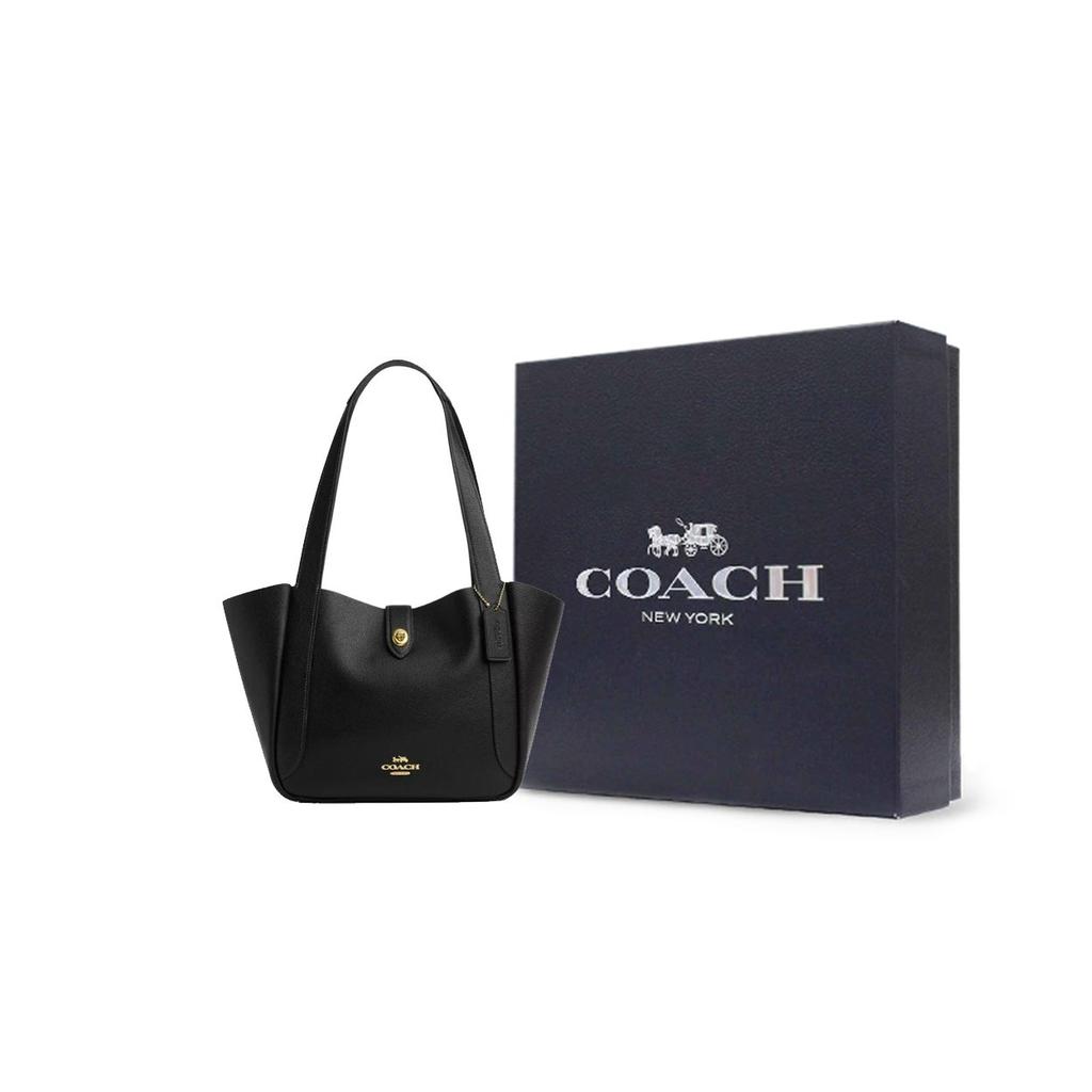 Coach Borsa a Tote Reversibile in Pelle Hadley 28 con Chiusura a Lucchetto con Logo da Donna Nero CAL17-IMBLK