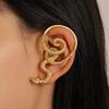 Elegant Diamond Snake Ear Clips - Non-Pierced, Minimalist Fashion, Niche Design