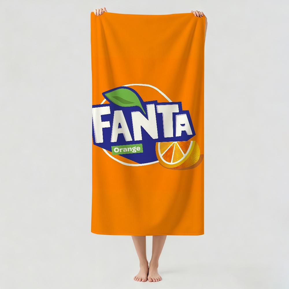 Fashion print F-Fanta Towel Drying Bath Towel Applicable To Light Swimming Camping Yoga Beach Out