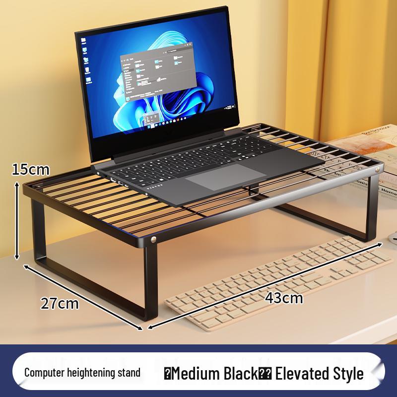 Desktop Laptop Cooling Stand | Iron Art Rack for Dorm & Home