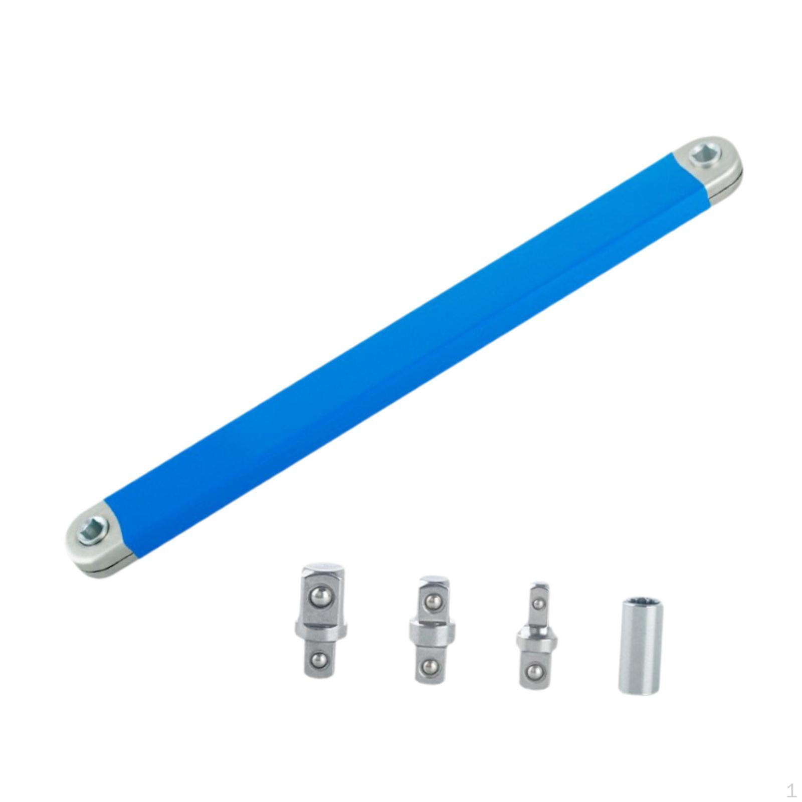 Offset Extension Wrench Zero Degree Ratchet Set for Hard to Reach Areas Workshop