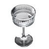 OLOEY European Engraved Glass Cocktail Glasses (Set of 2)