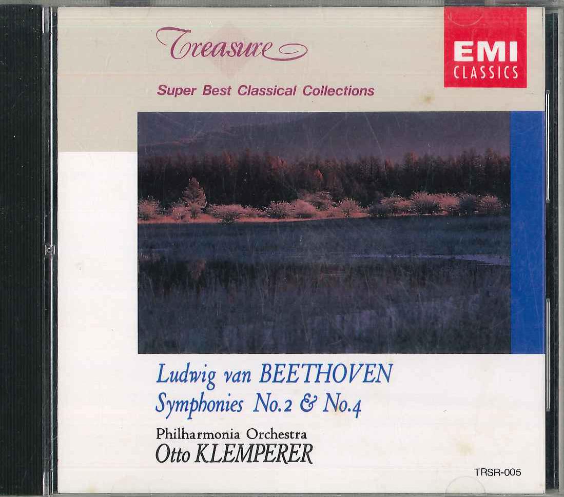 

CD OTTO KLEMPERER - Beethoven Symphony No 2 & No 4 TRSR005 EMI Taiwan Classical Used