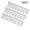 6/12Pcs Necklace Ring Storage Rack Behind Mirror Cabinet Door Anti Tangle Jewelry Display Rack Suitable For Men And Women