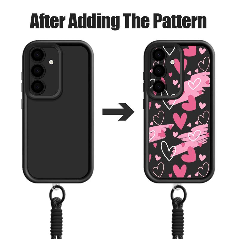 Cherry Fruits Print Lanyard Case For Samsung S26 FE A18 S25 S24 S23 S22 Ultra A54 A55 A16 A26 A36 A56 A17 A27 A37 A57 5G Bumper Cover