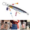 Fish Hanging Charm Multifuntional Fashion Ornament Party Key Jewelry Acrylic Texture Great for Friend and Fashion Lover
