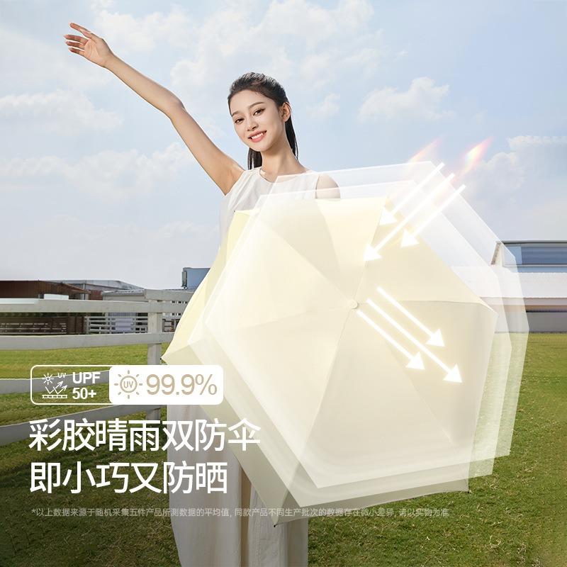 Capsule umbrella, sun umbrella, outdoor parasol, light and compact, portable umbrella, weather and rain, women's folding umbrella, advanced sense