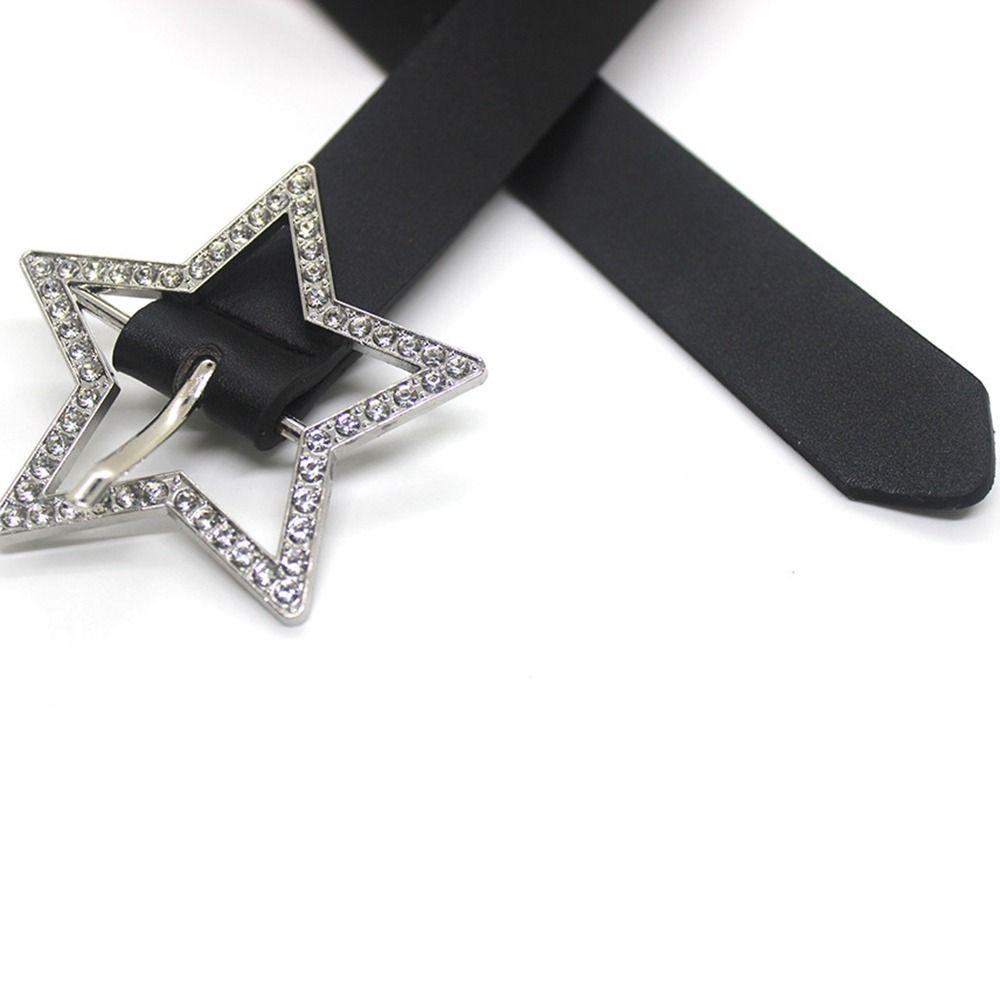 Pointed Star Y2k Waist Strap Adjustable Waistband Star Buckle Belt Corset Belt Women Waist Belt