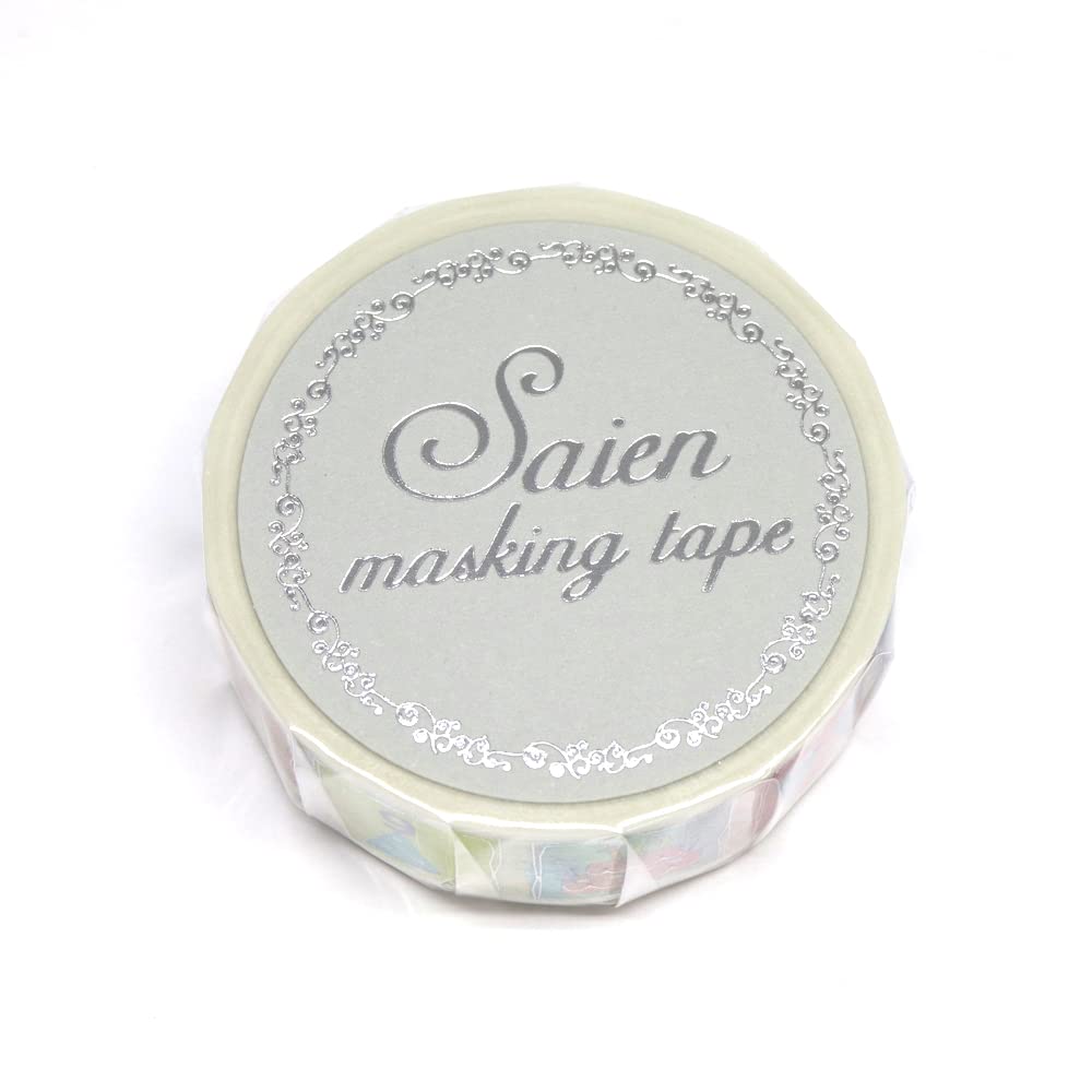 

Kamiiso Sansho Domestic Washi Masking Tape in x 7m Party Made Japan 15mm SAIENUR-3052