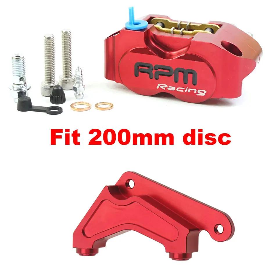 RPM Motorcycle Brake Caliper 82mm Disc Rotor For Yamaha Scooter Aerox JOG BWS NMAX XMAX Rsz WISP Force Dirt Pit Bike GROM DIO