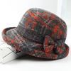 Newsboy-Kappe im ethnischen Stil aus Wollmischung mit Stickerei für den winterlichen Freizeitlook