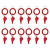 12pcs Colorful Sports Whistle Loud Noise Plastic Referee Tool Easyly Carry for Coaches Groups