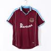 Maillot de Football Rétro West Ham Collection Années 90 Haute Qualité Maillot de Sport d'Équipe Collectionnable