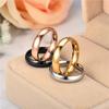 Couple'S 6mm Curved Smooth Plain Ring, Made Of Titanium Steel Material, Durable, Exquisite, Simple And Versatile Couple Jewelry Ring
