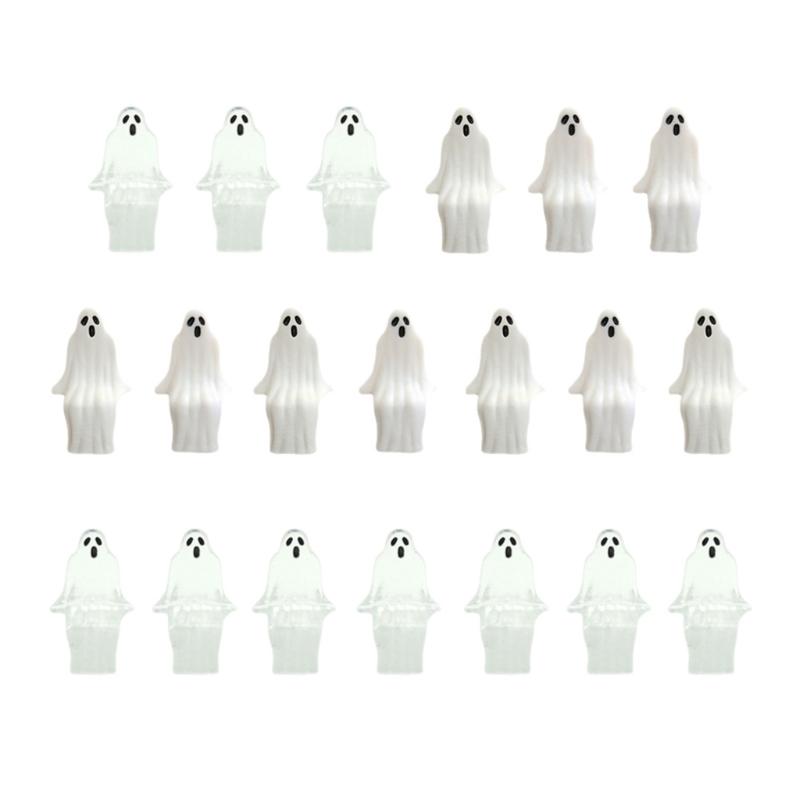 Resins Sitting Ghostly Statues Miniature Landscape Halloween Ghostly Figurines Small Monsters Sculptures Garden Decors 1