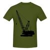 Funny Construction Crane Unisexs Printed TShirt Unisex T shirtShirt Male