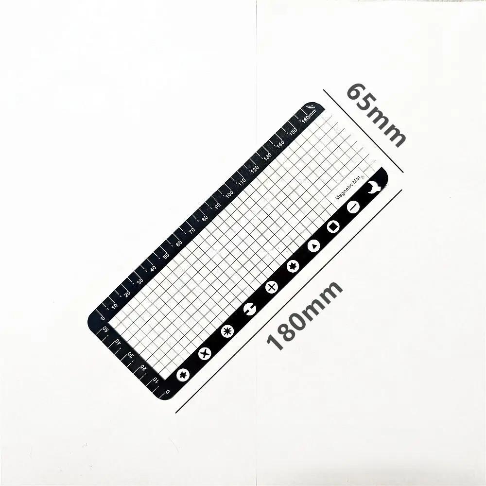 

Professional Magnetic Screw Storage Mat Soft Silicone Repair Pad for Phone Laptop Computer Disassembly Tool чорний