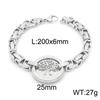 Kalen European-American Tree of Life Titanium Steel Diamond Bracelet for Women
