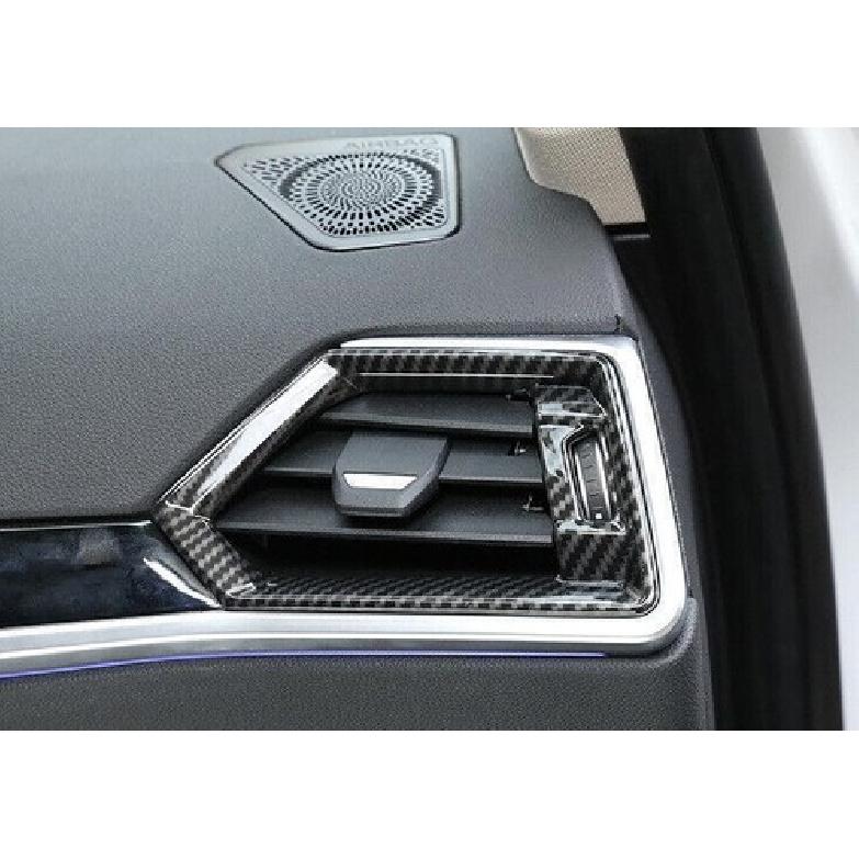 For BMW 3 4 Series G20 2019-2023 Carbon Fiber Console Air Outlet Vent Cover Trim