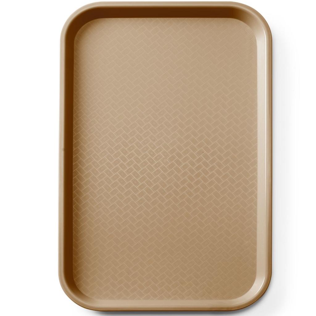 Fast Food Serviertablett GN 1/1 530x325 mm - braun