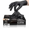 TOPNBROT Disposable Nitrile Work Thick Oil and Chemical for Bicycle Motorcycle and More 50 Gloves, 0.28mm Rubber, Mechanic/Engineer Gloves, 50-Count,