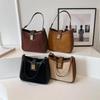 Retro Feminine Shoulder Bag Monochromatic Crossbody Bags Luxury Feminine Bags Simple and Elegant High Quality Korean Style New