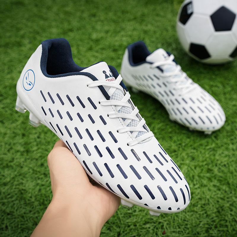 Fashion Men's and Women's Youth Students Professional Competition Training Shoes AG Spike Football Shoes Children's Football